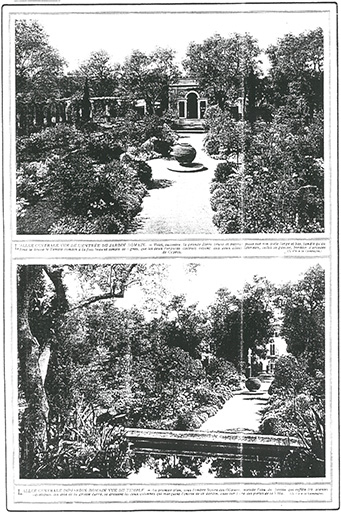 jardin d'agrément de la Villa Maryland