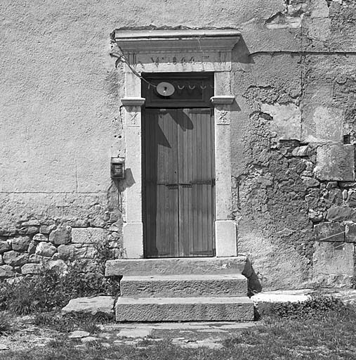 Porte de la partie habitation. Vme 1844 Jme.