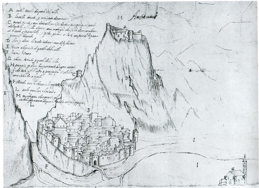 Antrevaux [Vue générale d'Entrevaux, 1592]