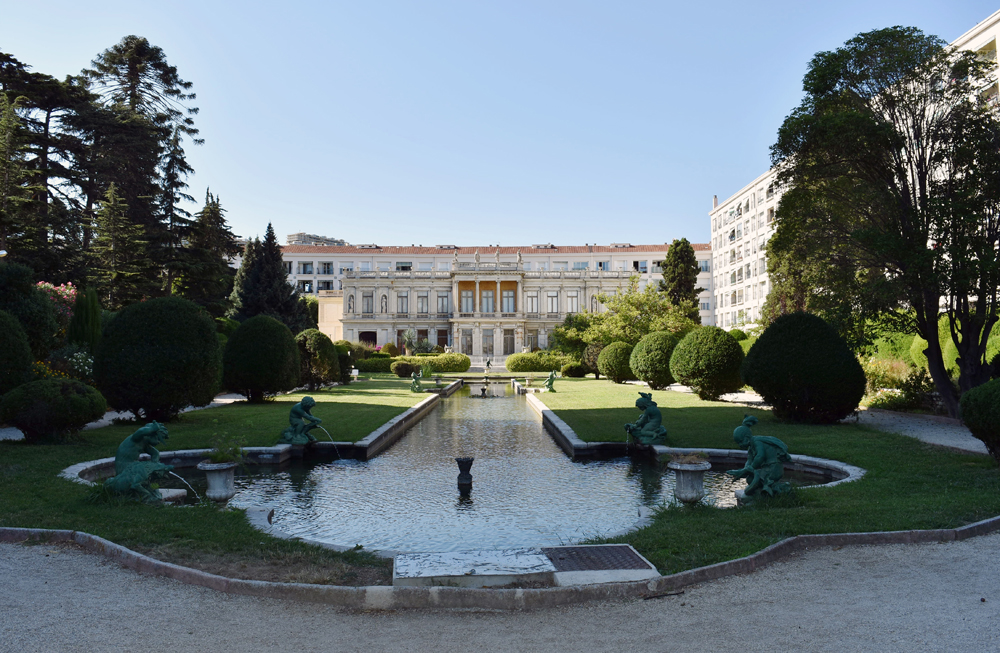 jardin d'agrément des Grands Cèdres, ancien jardin d'agrément de la Villa Les Palmiers