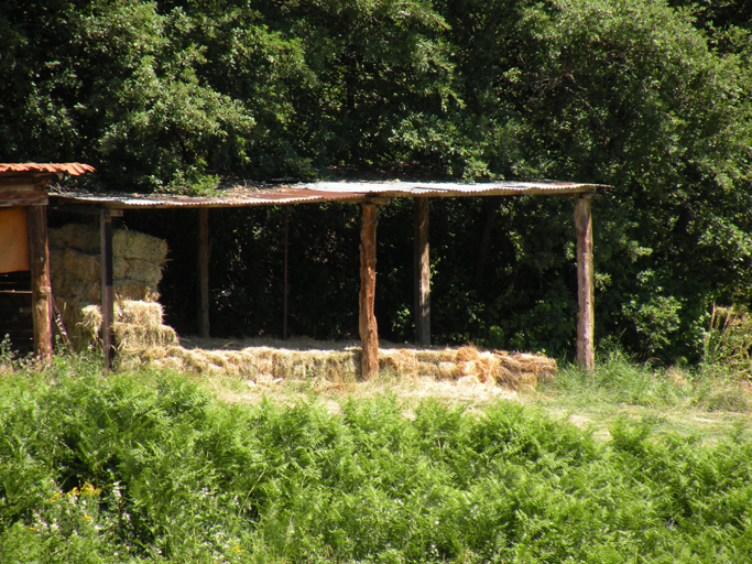 Le Coulet du Diaque, parcelle E2 166. Vue d'ensemble d'un entrepôt agricole à usage unique de fenil (type 1.1).