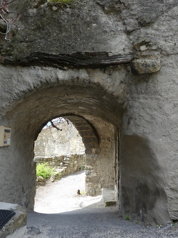 Passage couvert, vue prise de l'est.