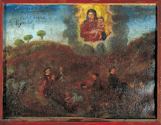 tableau, ex-voto : Accident de chasse de Jean-Baptiste Fabre