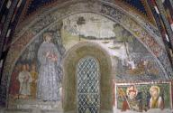 Ensemble des peintures monumentales de la 1ere chapelle est