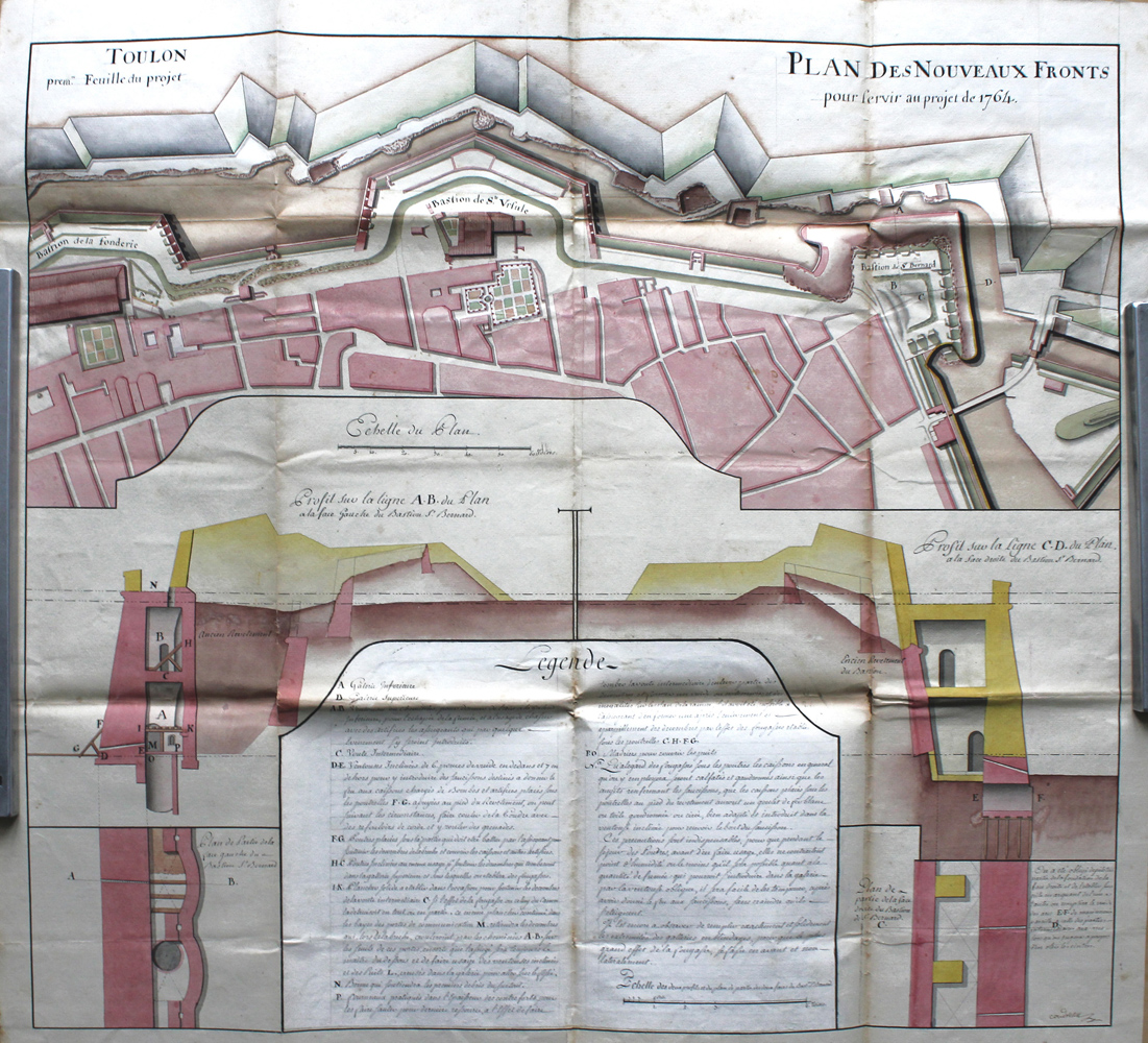 fortification d'agglomération, enceinte de la ville ancienne et des darses Vieille et Neuve