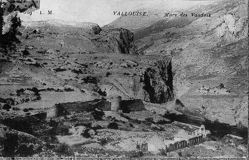 ouvrage fortifié dit le Barri ou le mur des Vaudois