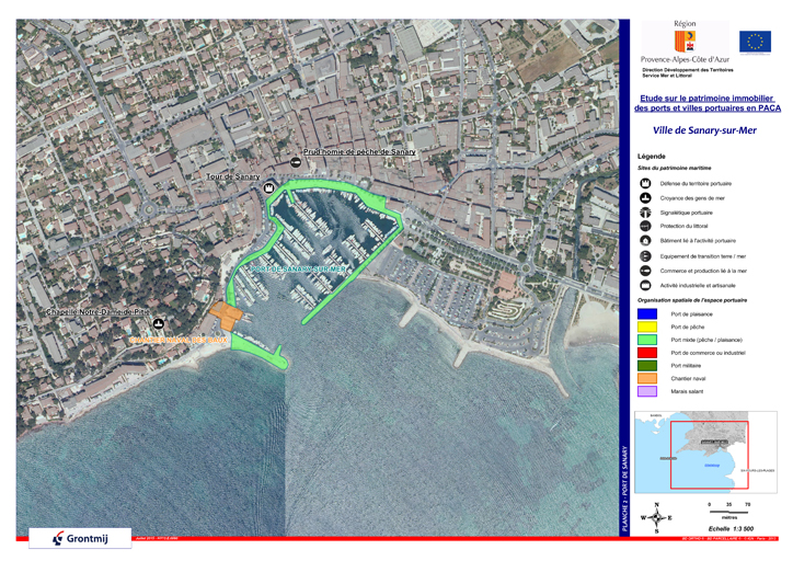 Ports et aménagements portuaires de la commune de Sanary-sur-mer