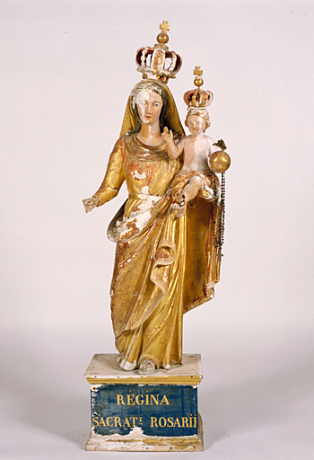 statue (statuette) : Vierge à l'Enfant (1)