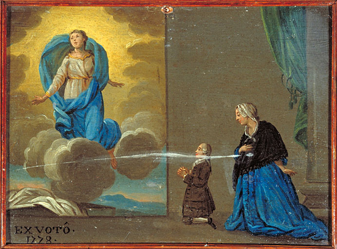 tableau, ex-voto : Prières à la Vierge