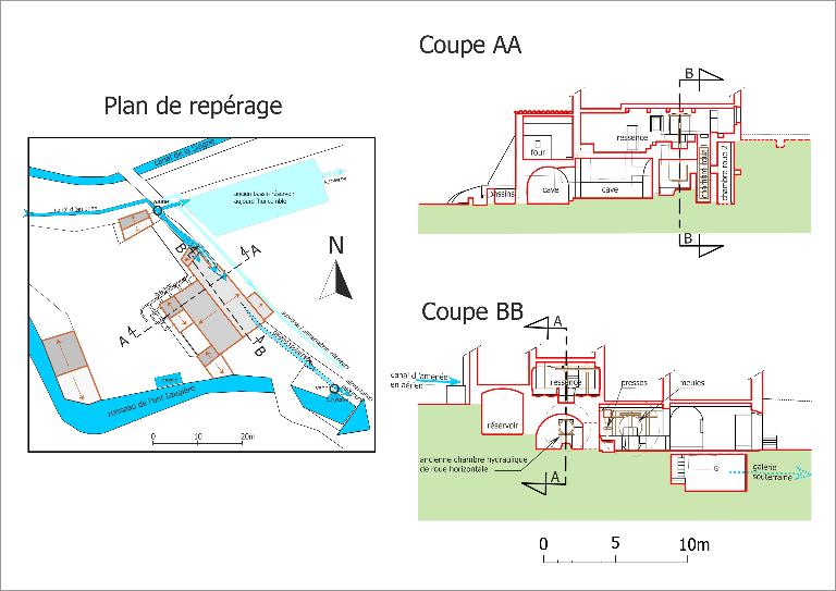 moulin à farine, à huile, à ressence et parfumerie, actuellement logement