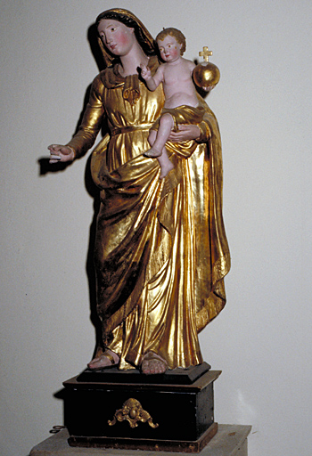 statue (demi-nature) : Vierge à l'Enfant