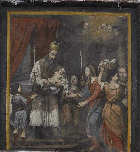 Tableau d'autel, actuellement tableau : Présentation au temple