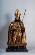 statue-reliquaire (buste à mi-corps) : saint Eloi de Noyon