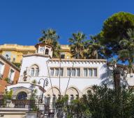 maison de villégiature (villa balnéaire), actuellement église d'orthodoxes grecs Saint Spyridon ou église orthodoxe grecque de Nice Côte d'Azur - Monaco