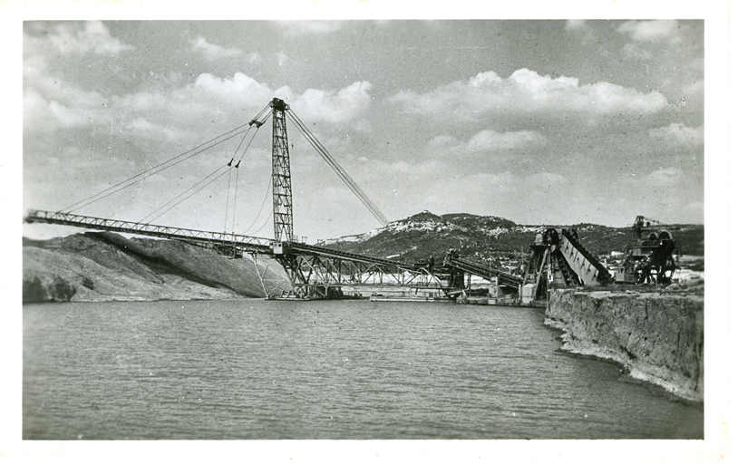 usine-barrage André-Blondel, écluse saint-Pierre de Bollène, pont routier