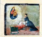 ex-voto, tableau : Demande de guérison d'un bébé (N° 4)