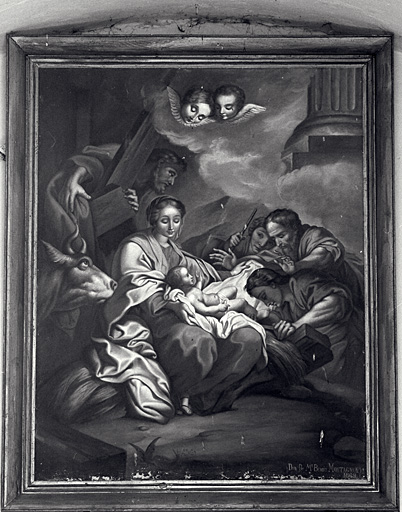 tableau (tableau d'autel) : Adoration des bergers