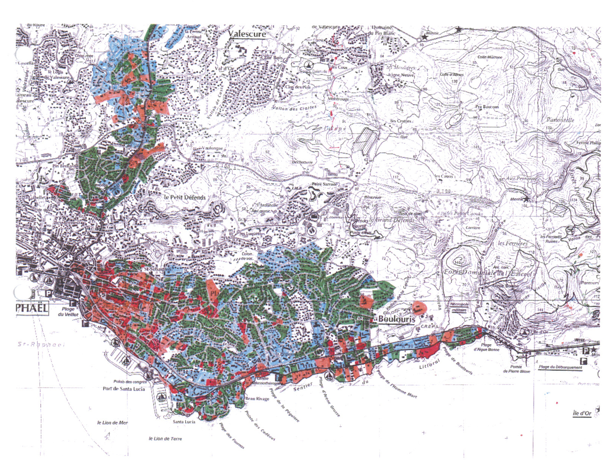 présentation de l'aire d'étude de Saint-Raphaël