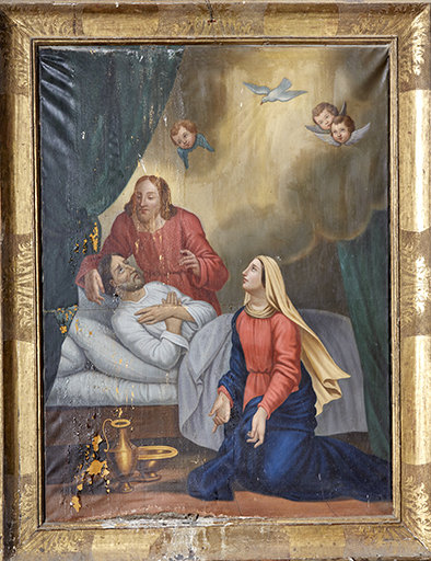 Tableau : Mort de saint Joseph