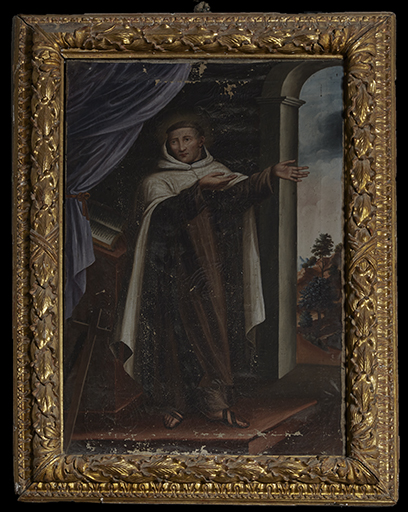Tableau, cadre : saint Dominique de Guzman