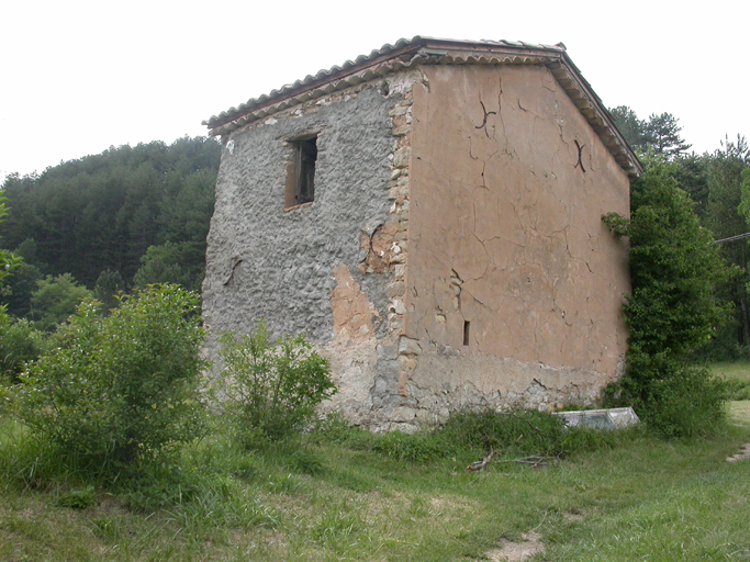 Basse-Palud. Entrepôt agricole A 724. Vue d'ensemble prise du sud-est.