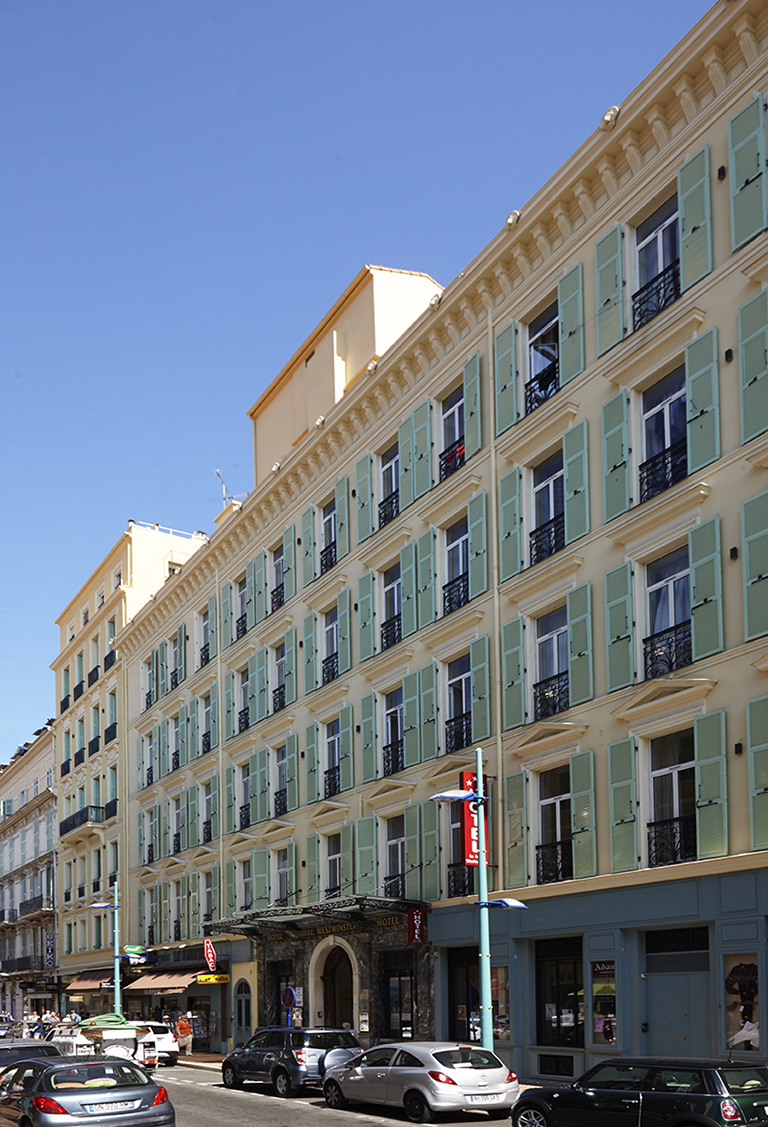 Royal Westminster. Elévation côté ville.