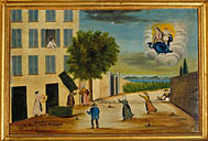 tableau, ex-voto : Accident de Marie-Anne Canesse