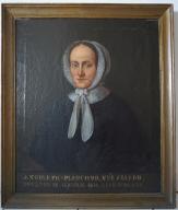 Tableau (donatif) : portrait d'Angèle Philippine Plauchud née Allard