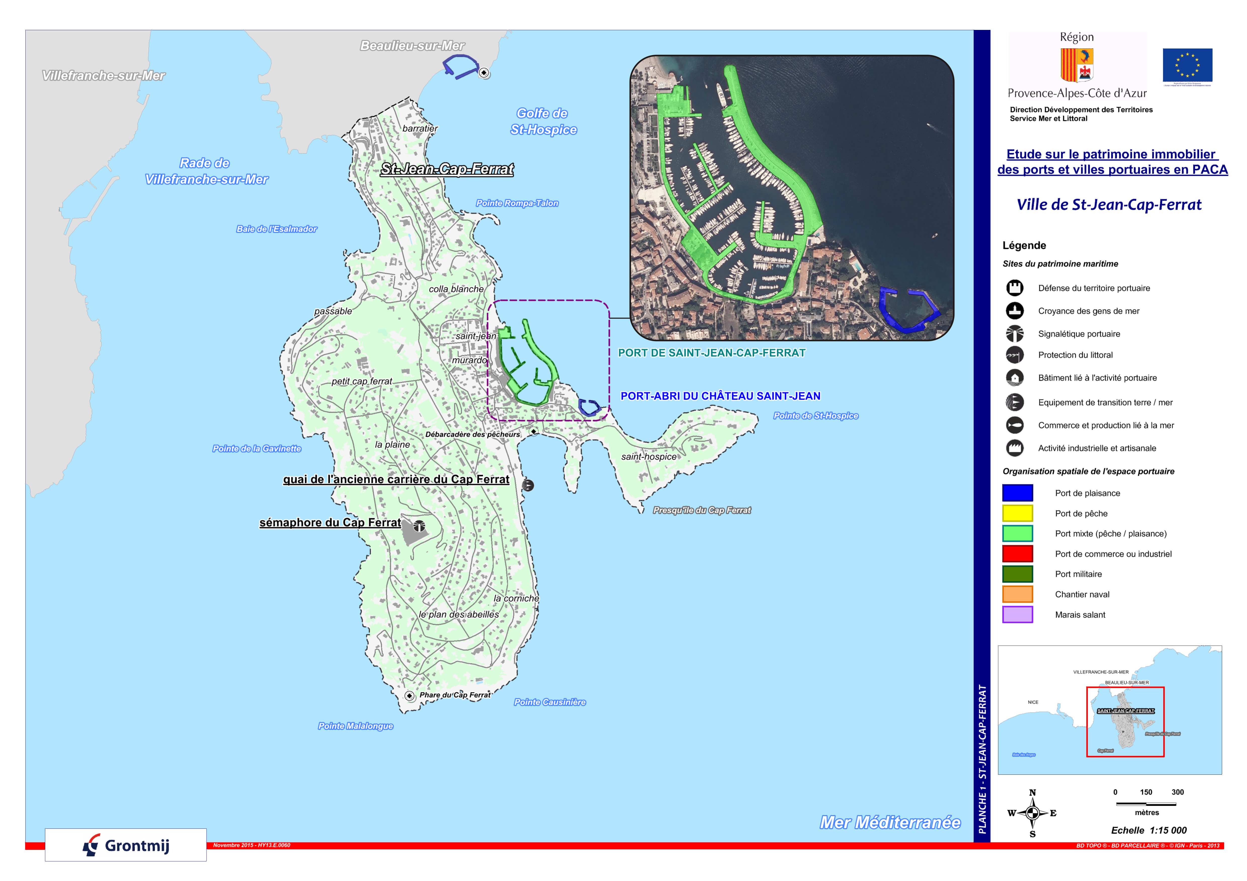 Ports et aménagements portuaires de la commune de Saint-Jean-Cap-Ferrat