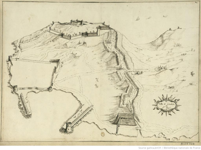 La Ville et Citadelle de Saint-Tropés. 1647.