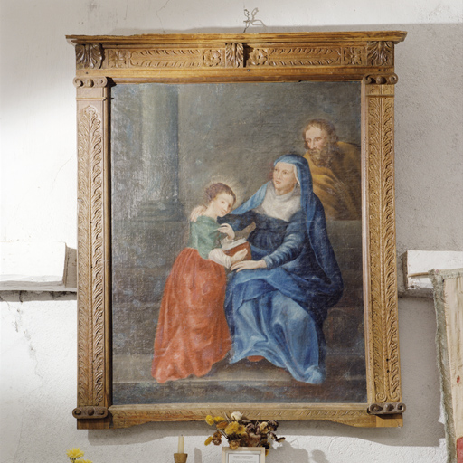 tableau : L'Education de la Vierge en présence de saint Joachim