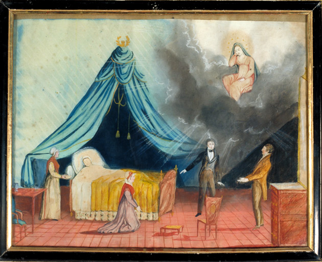 tableau, ex-voto : Demande de guérison de Eulalie Audoin