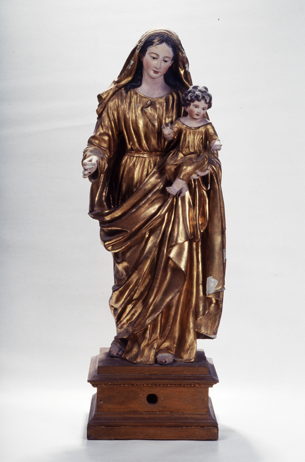 statue (demi-nature) : Vierge à l'Enfant