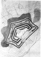 [Projet pour le fort Saint-Elme. Plan masse.] 1854.
