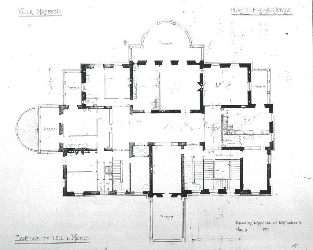 maison de villégiature (villa balnéaire) dite Villa Masséna, actuel musée sous le nom de Villa ou Palais Masséna