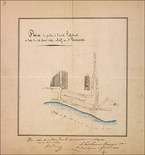 courée, dite rue ou impasse des Oursins