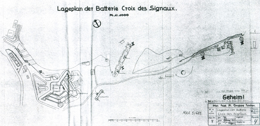 ouvrage fortifié : batterie de la Croix des Signaux