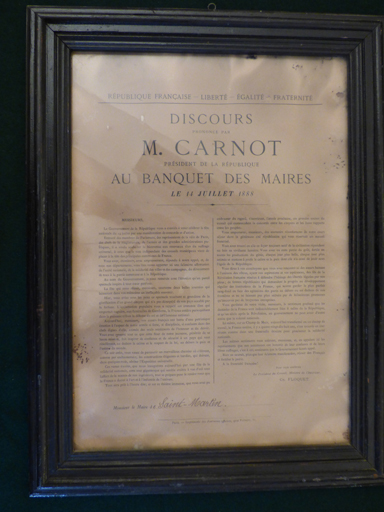 Discours prononcé par M. Carnot, président de la République, au banquet des maires le 14 juillet 1888