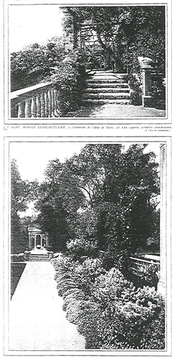 jardin d'agrément de la Villa Maryland
