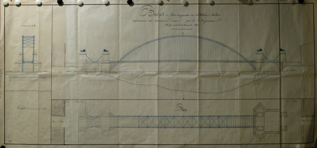 pont ferroviaire de Trinquetaille dit aussi pont de Lunel ou pont aux Lions