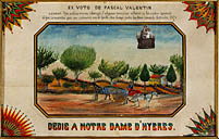 tableau, estampe, ex-voto : Accident de Pascal Valentin