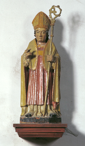 statue : Saint évêque (Saint Marcellin ?)