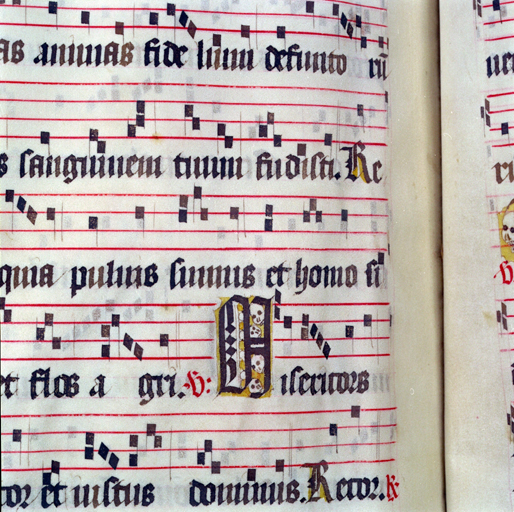 livre manuscrit (antiphonaire) dit livre d'Heures des frères Fine