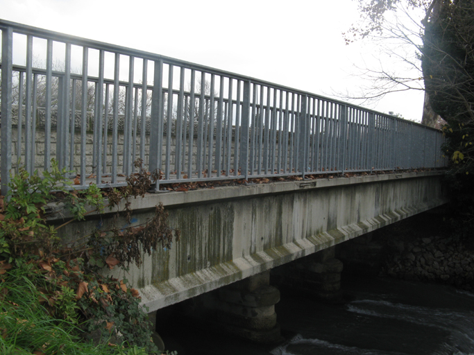 pont routier du Moulin de l'Aurade et passerelle piétonne