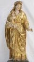 statue-reliquaire de procession (petite nature, socle-reliquaire) : Vierge à l'Enfant (N° 1)