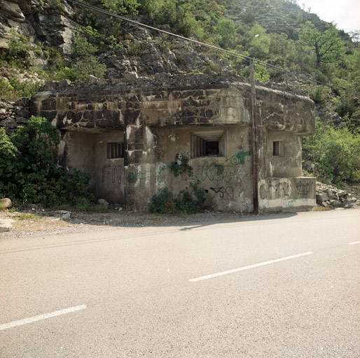 casemate du Pont de Tournefort, de la ligne fortifiée des casemates d'intervalle et de deuxième position, secteur fortifié des Alpes-Maritimes