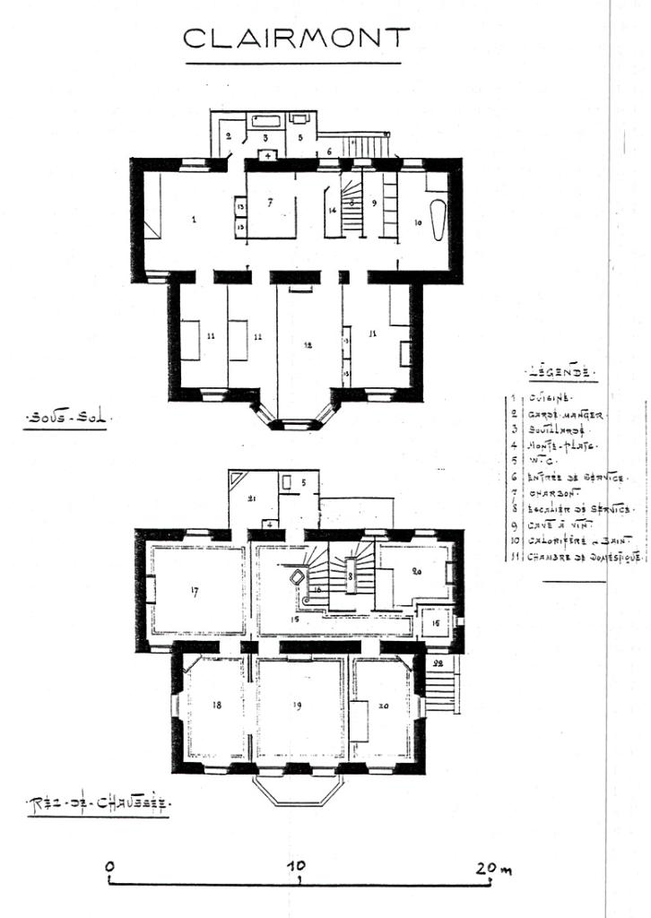 maison dite Villa Clairmont ou Villa de Lorière, puis hôtel de voyageurs dit Hôtel Balmoral, actuellement immeuble Le Balmoral