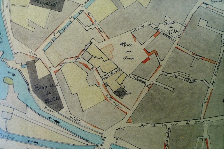 Quartier juif dit juiverie ou carrière