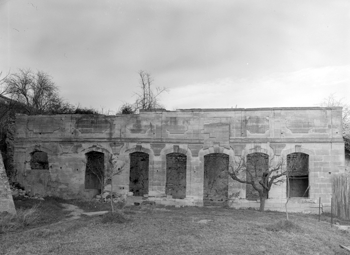 Orangerie. Façade sud. Vue d'ensemble.