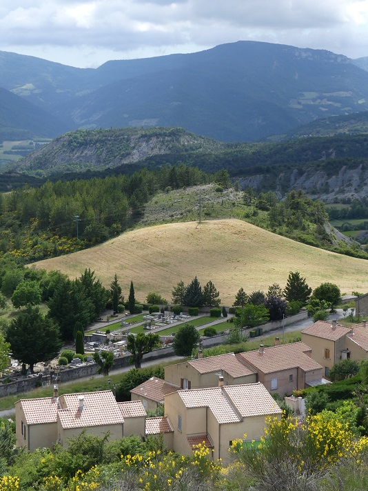 Vue de situation depuis le nord.